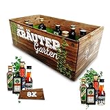 Männer-Kräutergarten | witziges Geschenk mit Alkohol | 8x Kräuter-Likör für Männer und Frauen |...