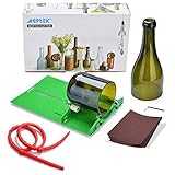 AGPTEK Flaschenschneider Glasschneider für Flaschen Edelstahl Glas Verstellbare Bottle Cutter für DIY...